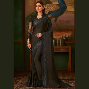 black wedding saree sri lanka
